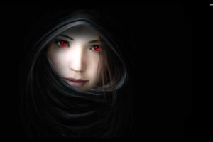 red eyed girl in the dark, Fantasy