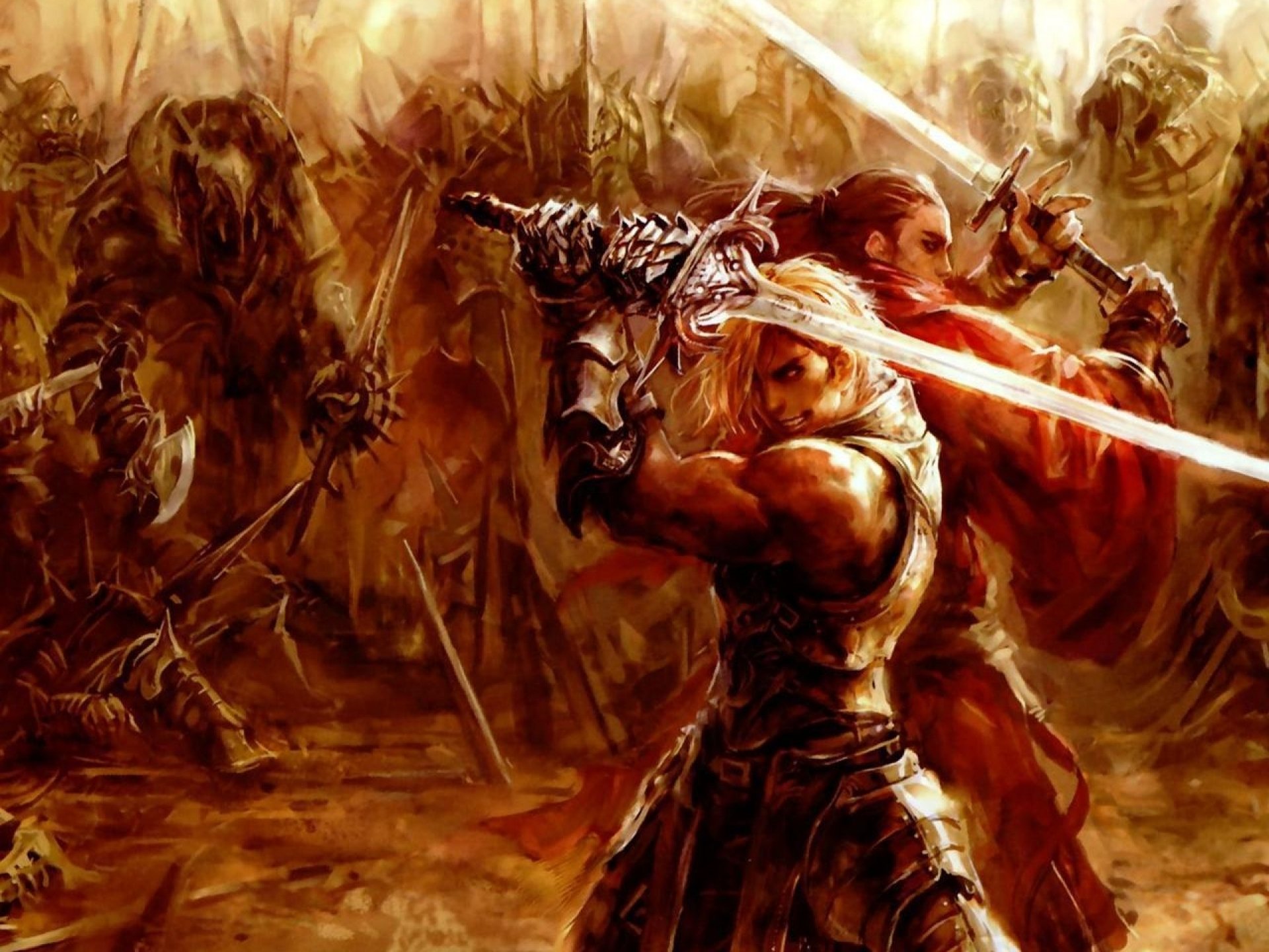 fantasy, Battle, Fighting, Warrior, Action, Art, Artwork Wallpaper