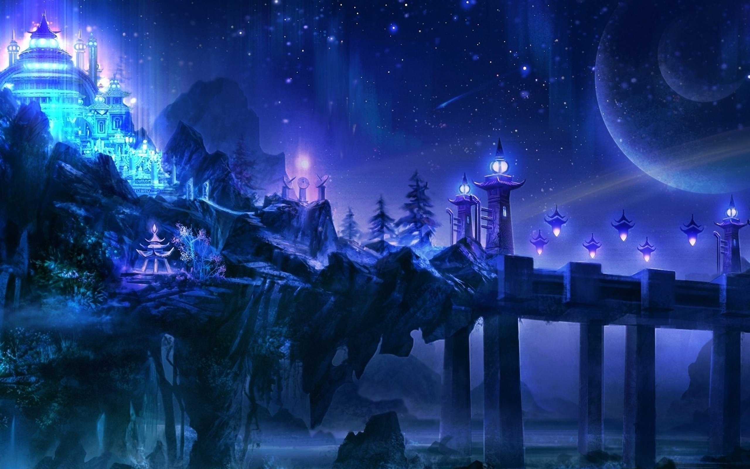 castle, Building, Artwork, Art, Landscape, City, Cities Wallpaper
