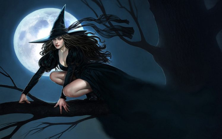 Witch Fantasy Occult Dark Art Artwork Magic Wizard