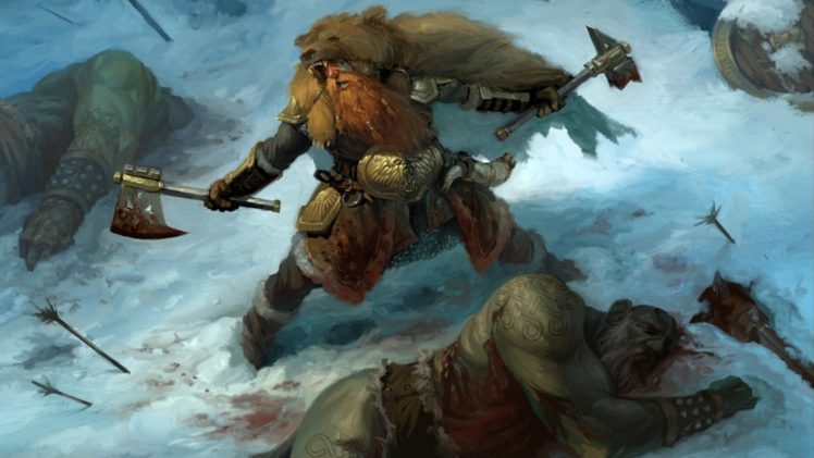 dwarf, Fantasy, Warrior, Art, Artwork HD Wallpaper Desktop Background