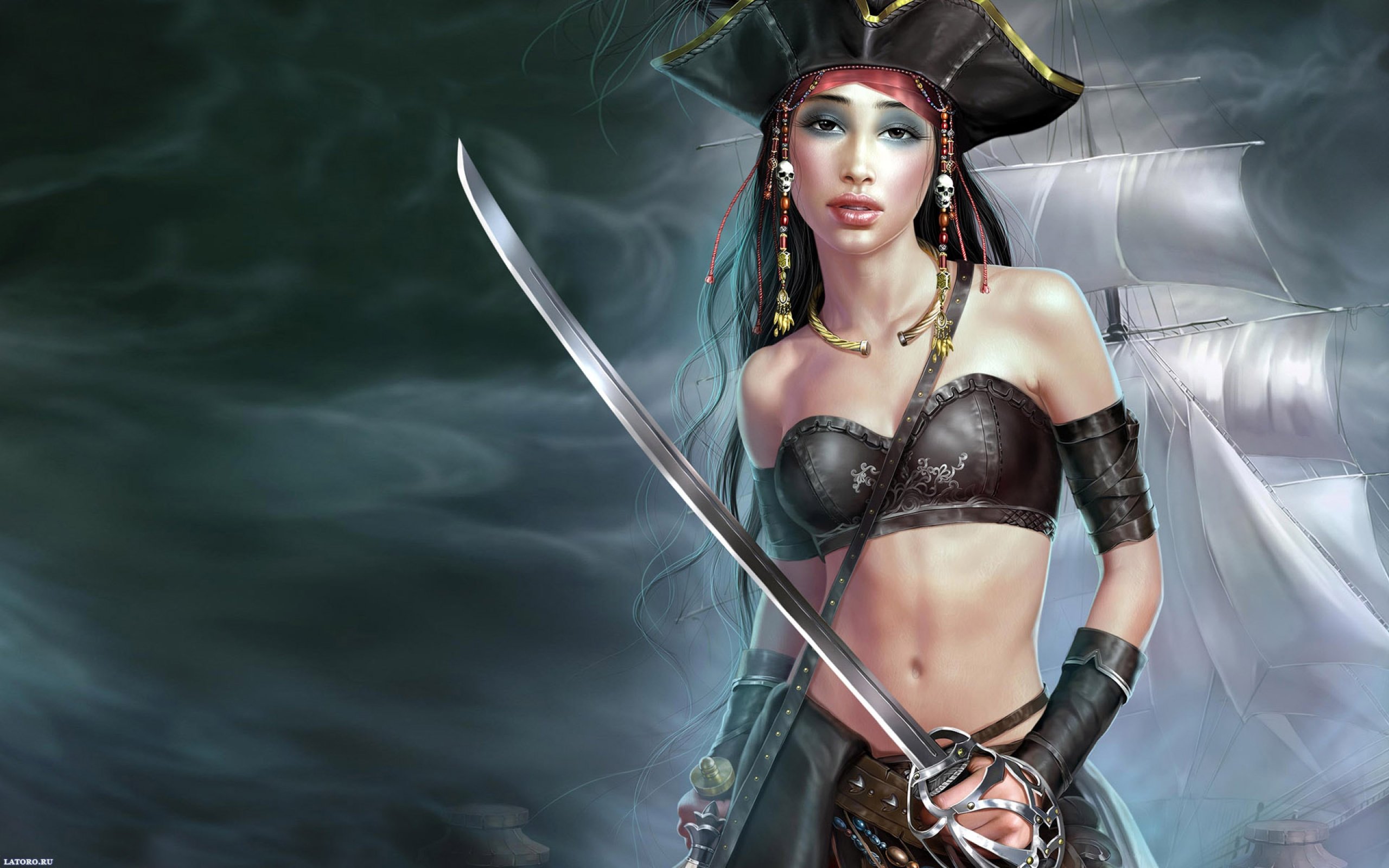 fantasy, Art, Artwork, Artistic, Original, Pirate, Pirates Wallpaper
