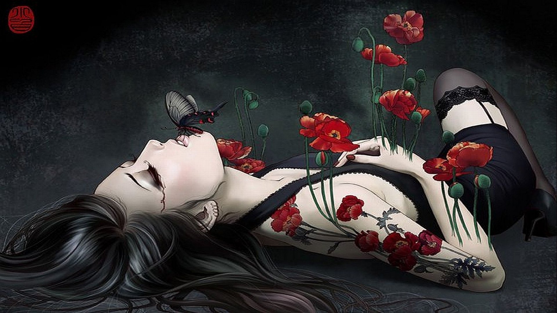 fantasy, Original, Art, Artistic, Artwork, Tattoo, Girls, Girl Wallpaper