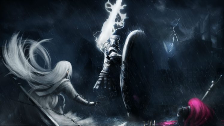 dark, Souls, Fantasy, Action, Fighting, Warrior, Battle, 1dsouls HD Wallpaper Desktop Background