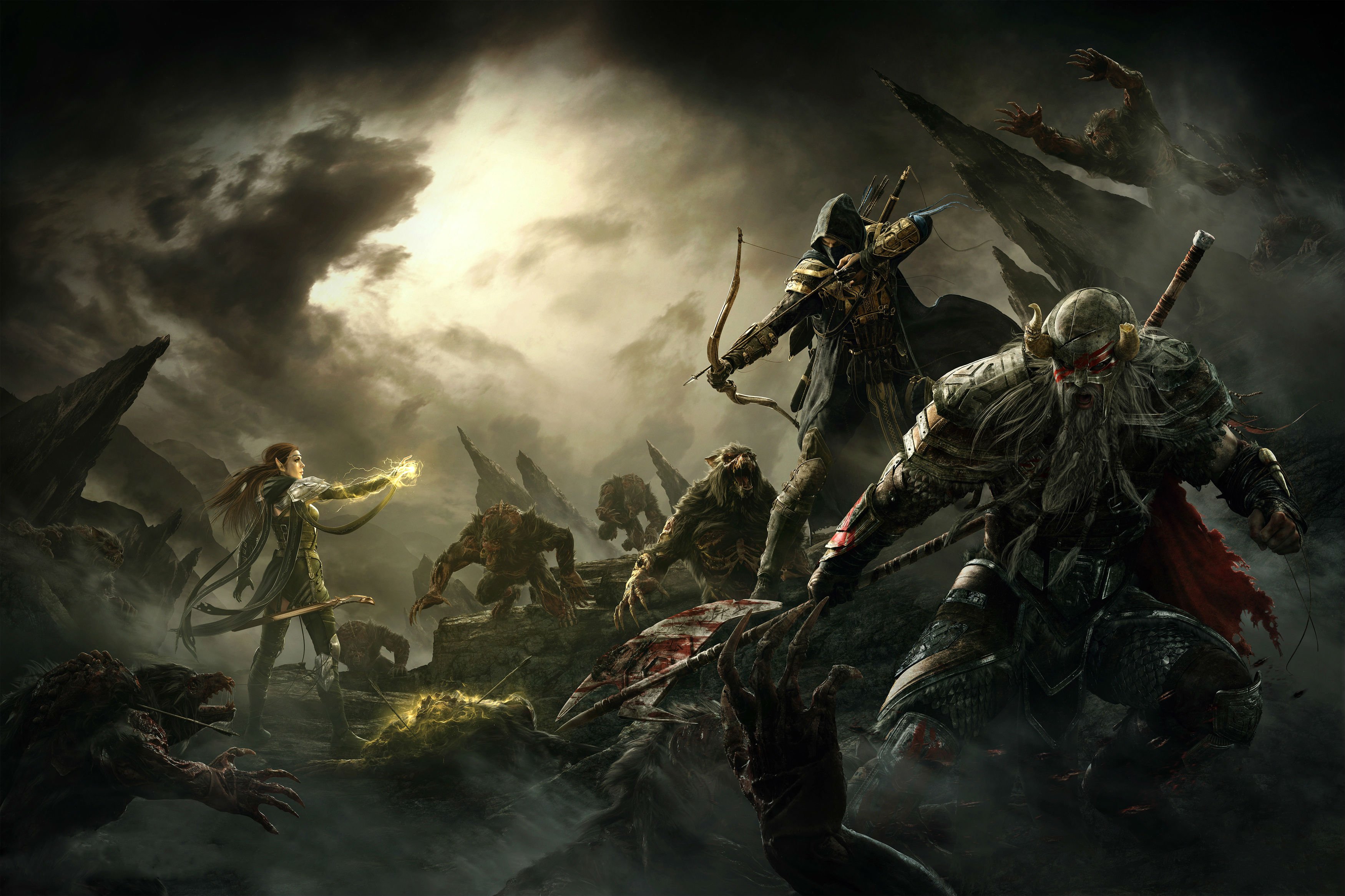 elder, Scrolls, Fantasy, Action, Rpg, Mmo, Online, Artwork, Fighting, Skyrim Wallpaper