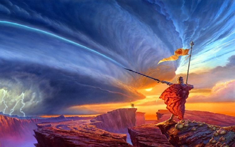 fantasy, Art, Swordsman HD Wallpaper Desktop Background