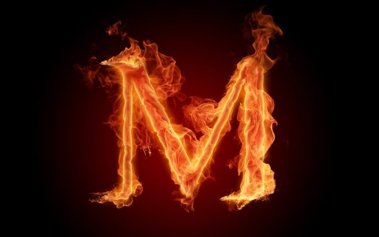 The Fiery English Alphabet Picture M 1920x1200 Wallpapers Hd