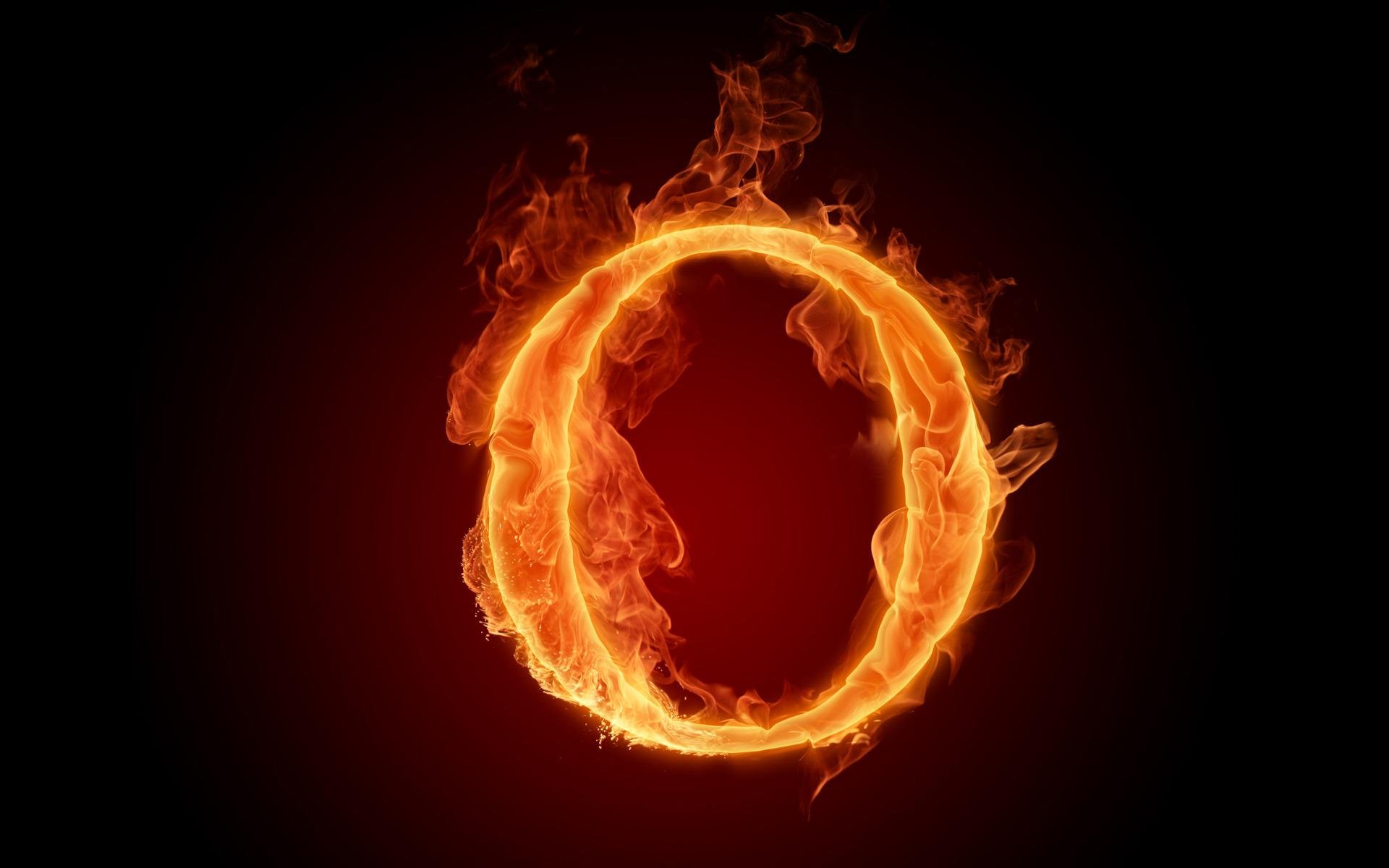 the fiery english alphabet picture o, 1920x1200 Wallpaper