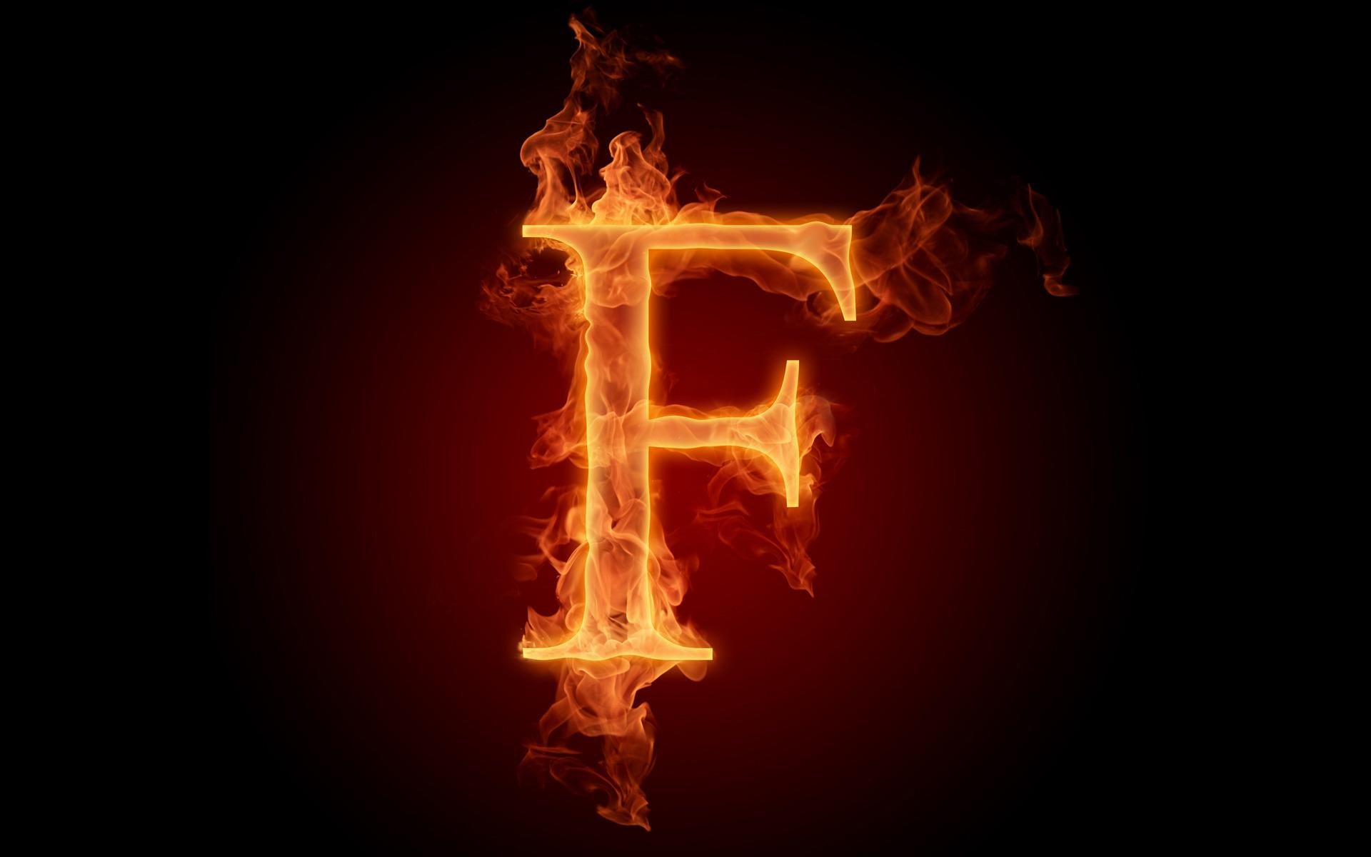 the fiery english alphabet picture f, 1920x1200 Wallpaper