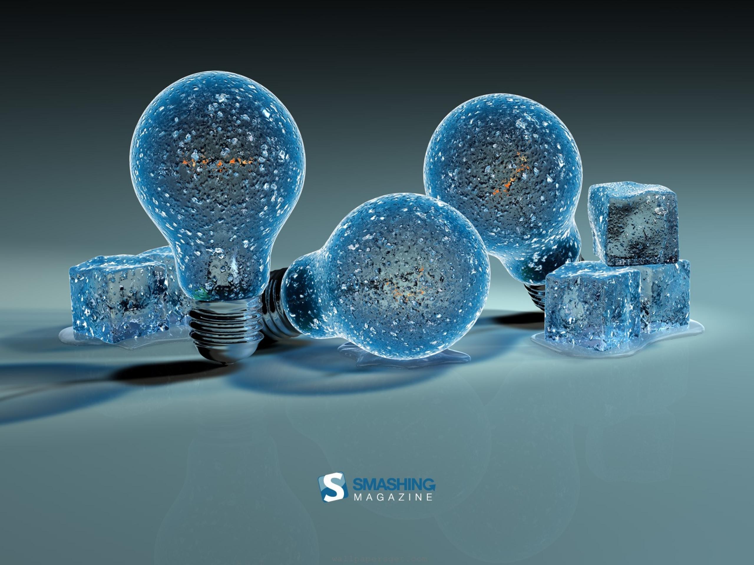 ice, Creative, Light, Bulbs Wallpaper