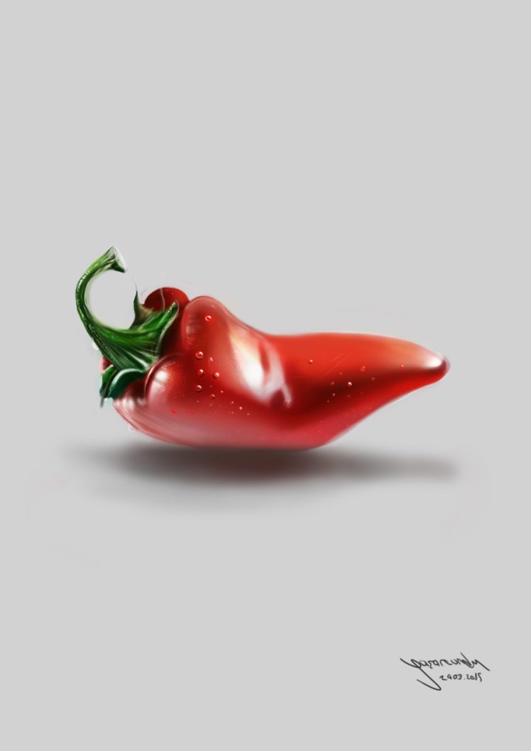 yasar vurdem hotpepper, Digitalart HD Wallpaper Desktop Background