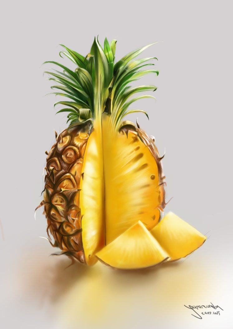 yasar vurdem pineapple, Digitalart HD Wallpaper Desktop Background