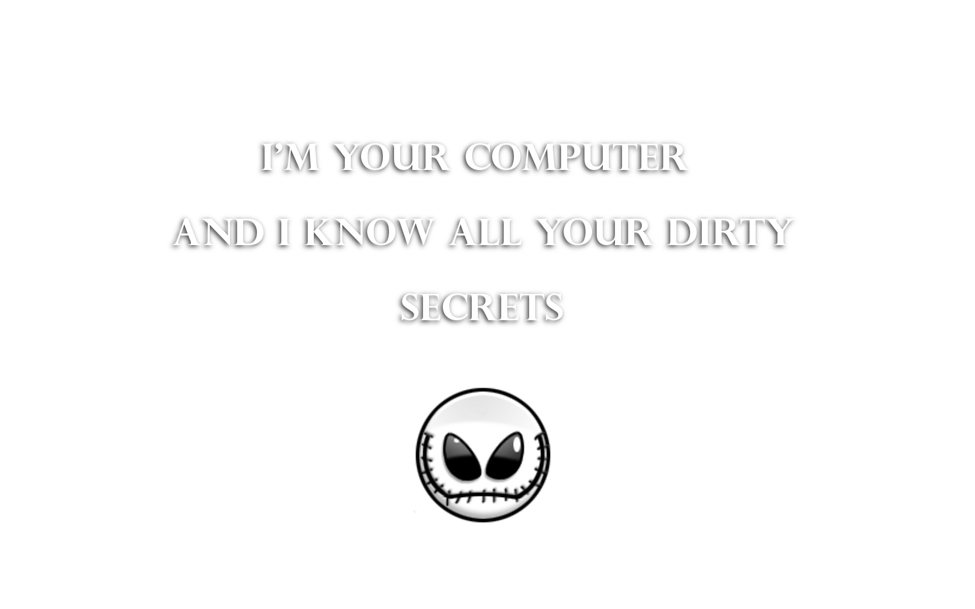 minimalistic, Computers, Text, Funny, Typography Wallpaper