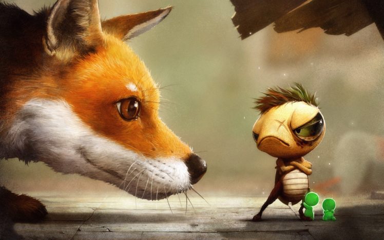 foxes HD Wallpaper Desktop Background