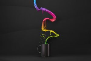 cups, Rainbows, Flow