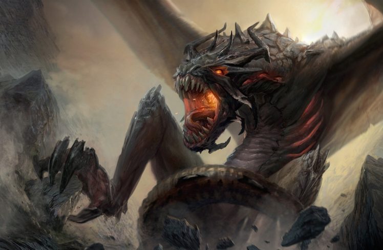 dragons, Monsters, Fantasy, Monster, Dragon, Creature HD Wallpaper Desktop Background