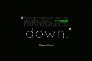 strength, Thema, Davis, Black