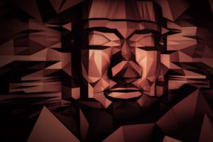 face, Tribal, Polygon, Art, Abstract