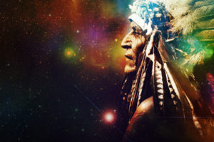 space, Stars, Universe, Background, Indian, Feathers, Native, American, Nebula