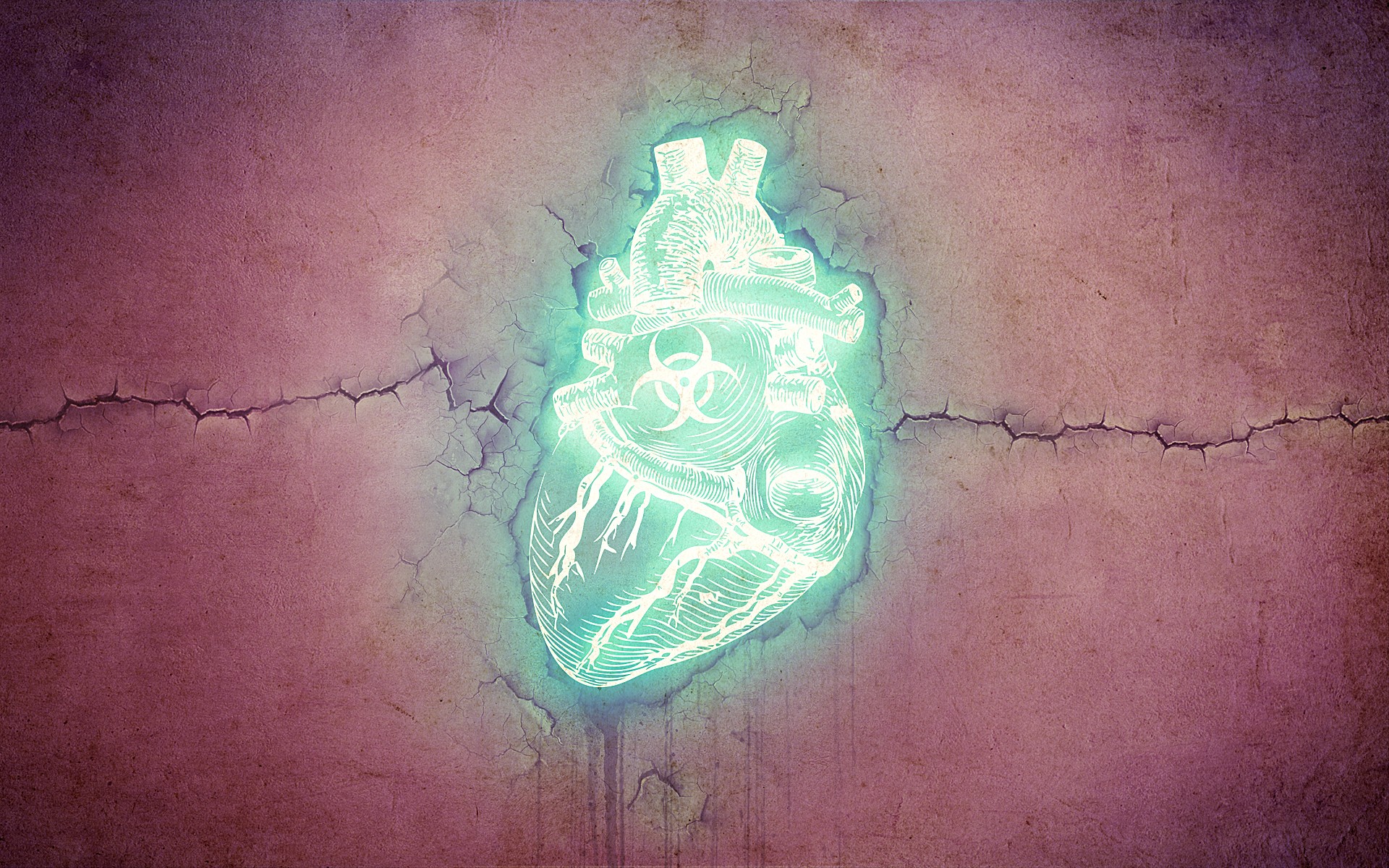 artwork, Hearts Wallpaper