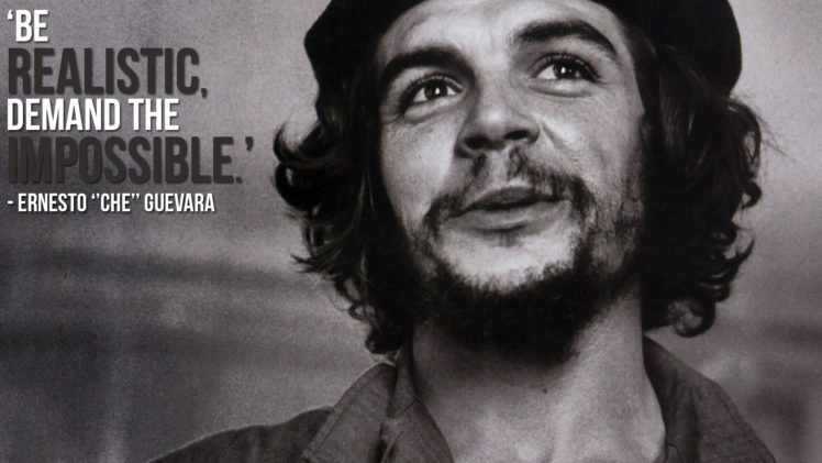 realistic, Impossible, B w, Face, Che, Guevara, Anarchy HD Wallpaper Desktop Background