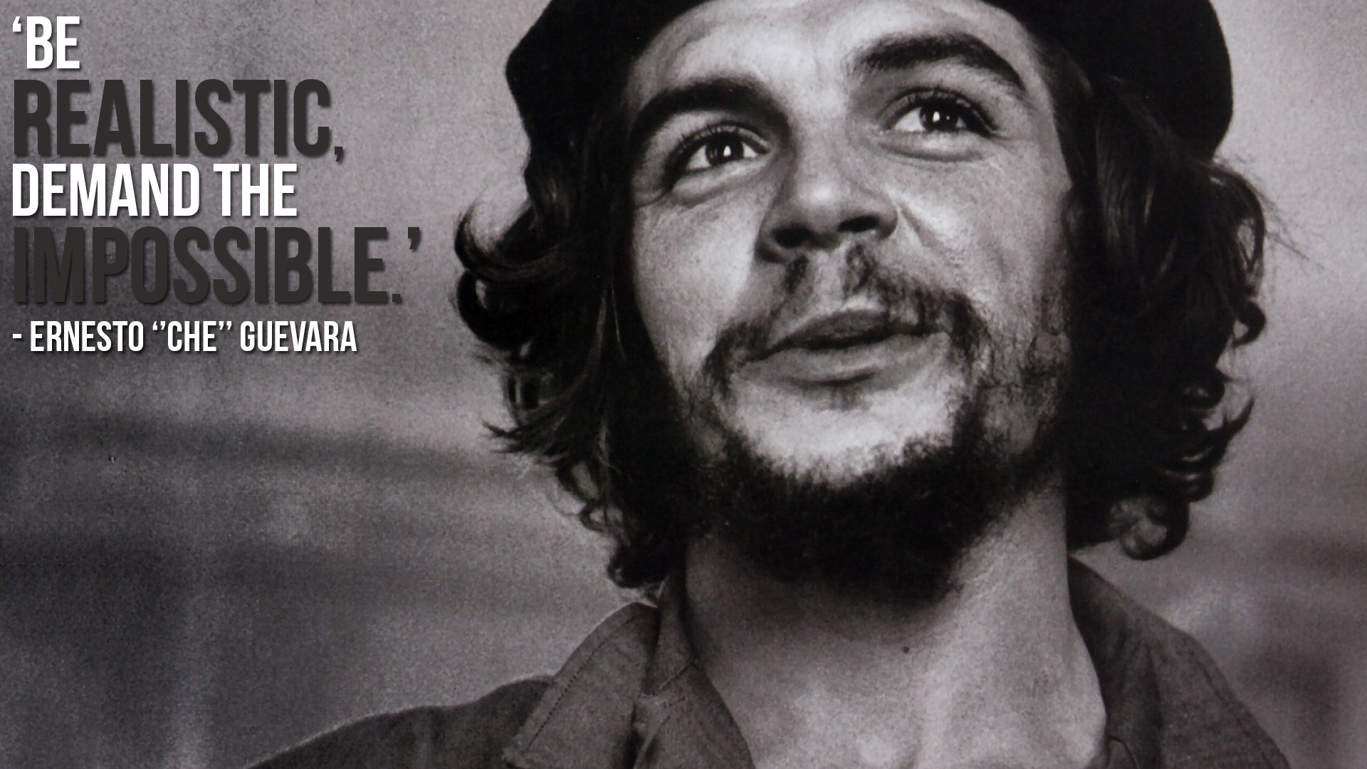 realistic, Impossible, B w, Face, Che, Guevara, Anarchy Wallpaper