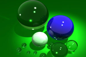 balls, Green, Background, 3 d, Bokeh