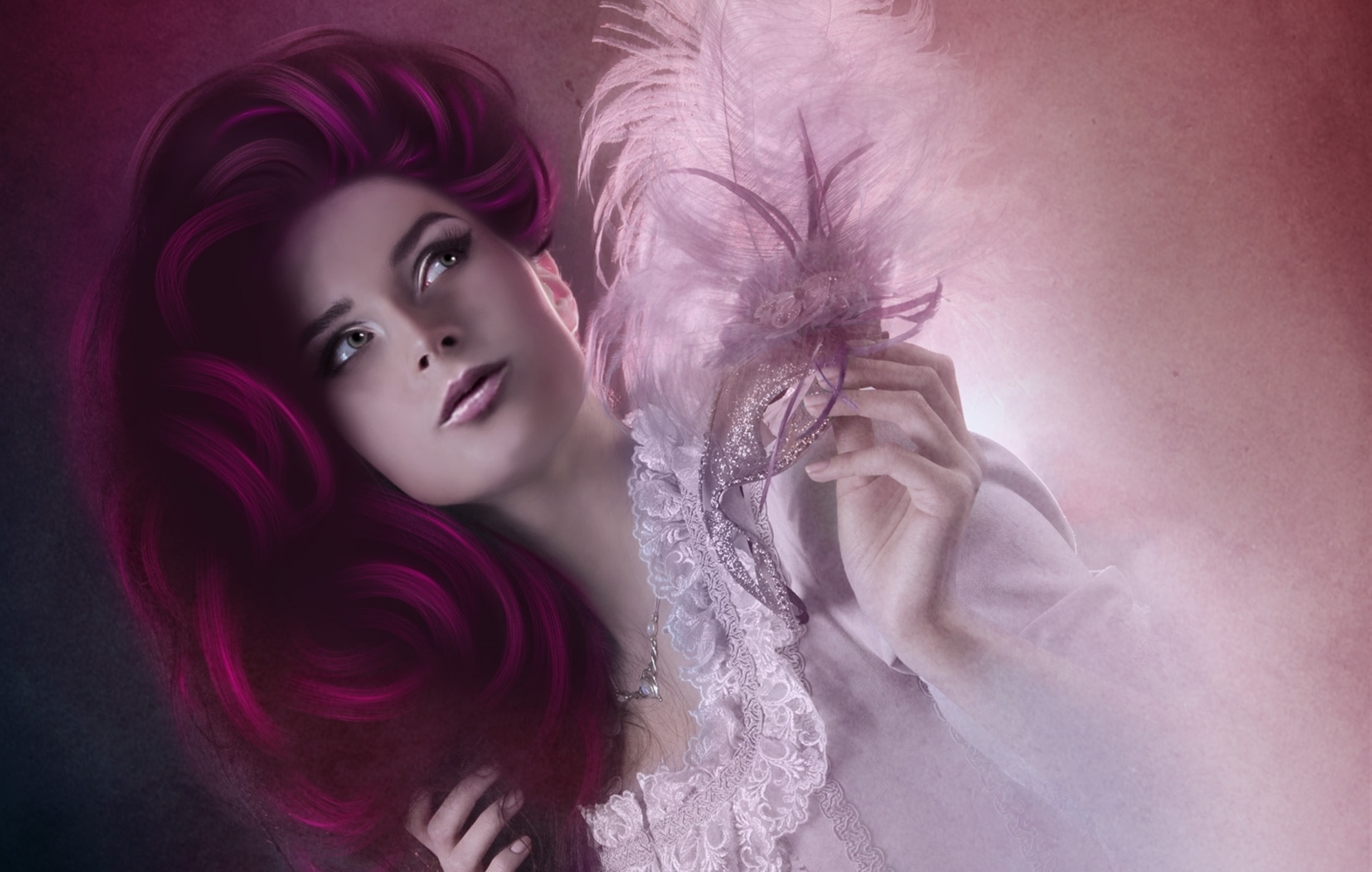 women, Redhead, Girl, Mood Wallpaper