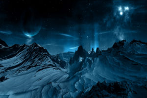 mountains, Outer, Space, Planets