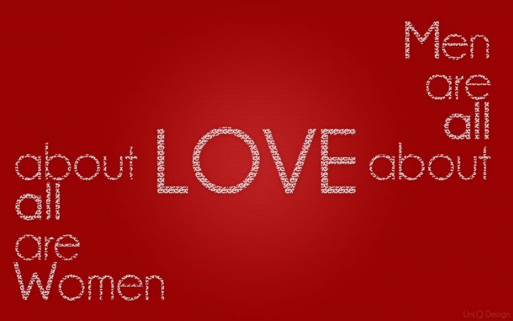 women, Love, Design, Men, Typography, Uni HD Wallpaper Desktop Background