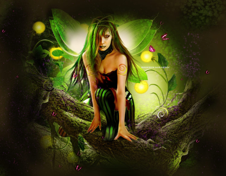 girl, Fairy, 3d, Art HD Wallpaper Desktop Background