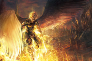 angel, Warrior, Men, Fantastic, World, Wings, Armor, Sword