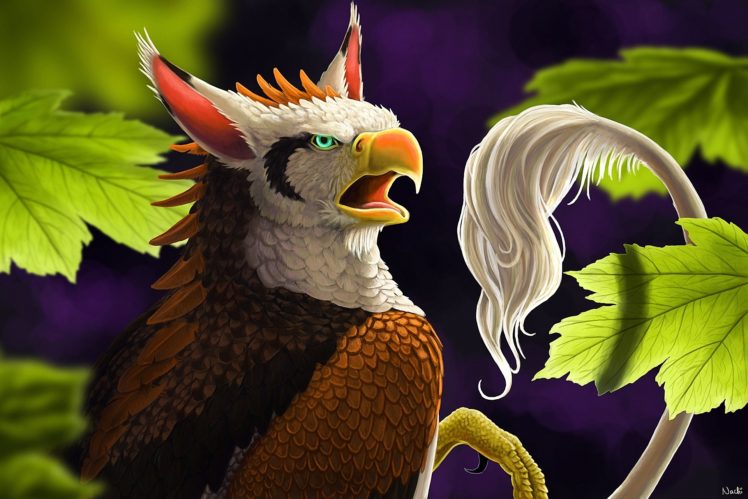 magical, Animals, Beak, Tail, Fantasy, Bird, Eagle HD Wallpaper Desktop Background