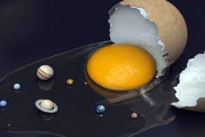abstract, Eggs, Solar, System, Planets, Objects