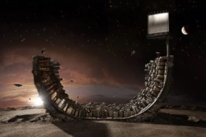 outer, Space, Cityscapes, Helicopters, Stars, Inception, Moon, Buildings, Skateboarding, Skateboards, Vehicles, Photomanipulations, Half, Pipe