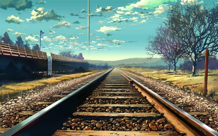 fantasy, Art, Railroad, Tracks HD Wallpaper Desktop Background