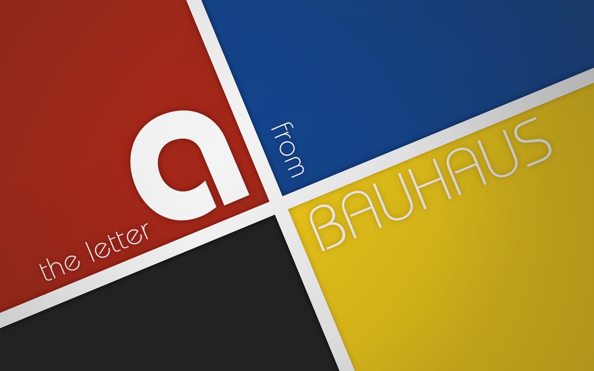typography, Bauhaus Wallpaper