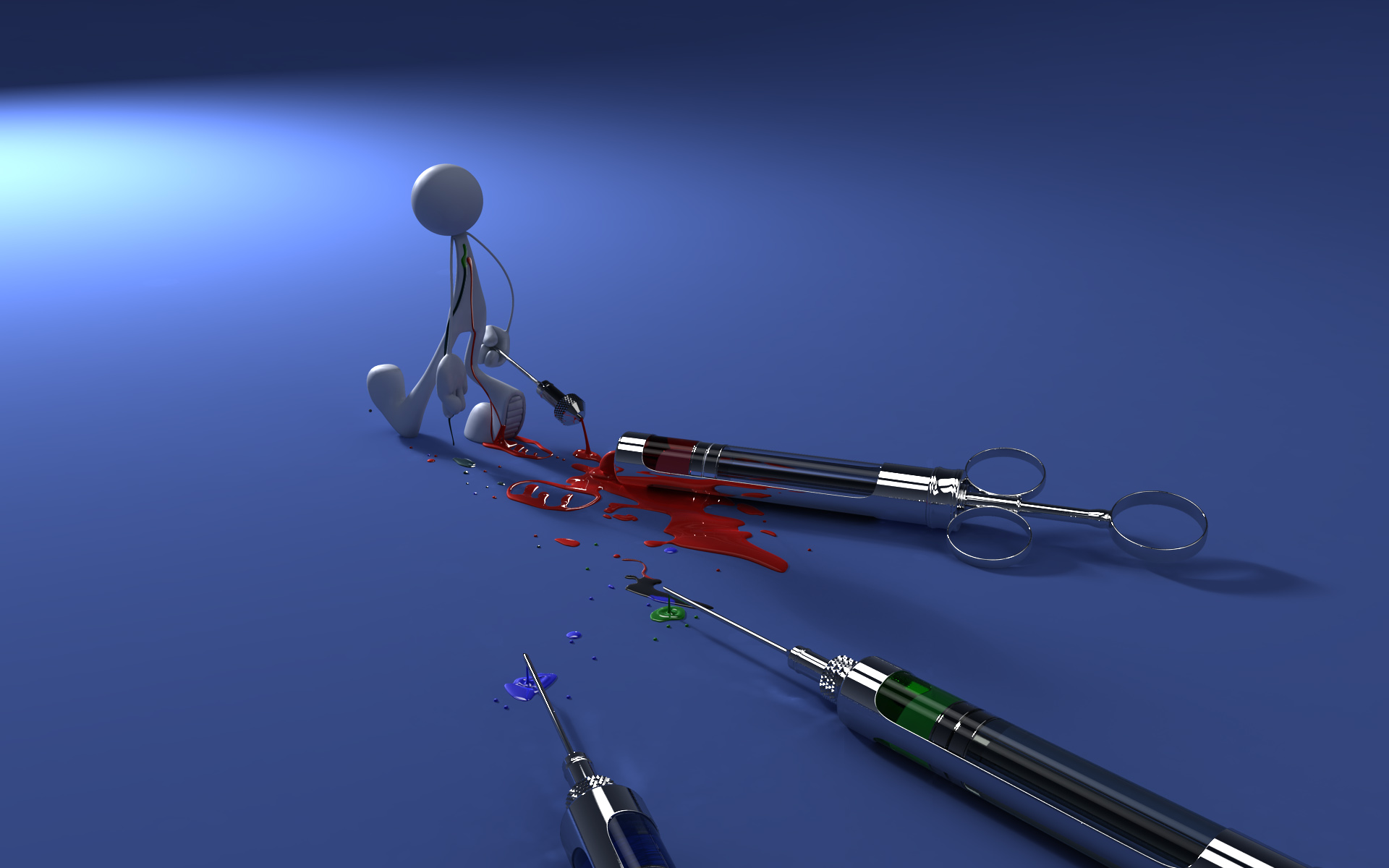 syringe, Injection, Colors Wallpaper