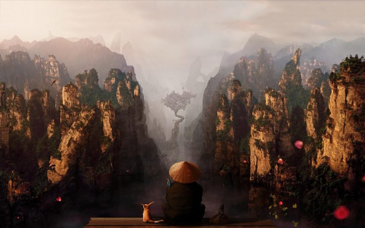 asian, China, Landscape, Mountain HD Wallpaper Desktop Background