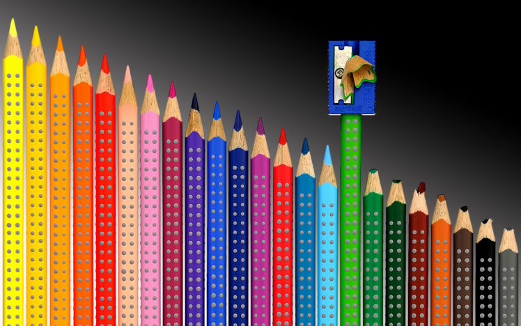 sharpener, Pencil, Color HD Wallpaper Desktop Background