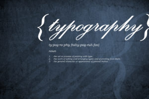 texts, Typography, Definition