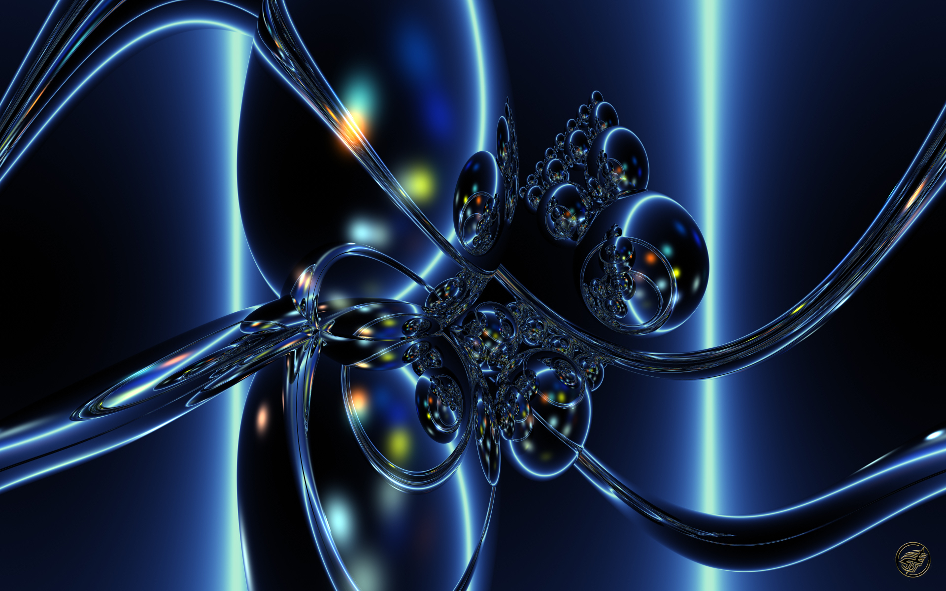 reflection, Lines Wallpaper