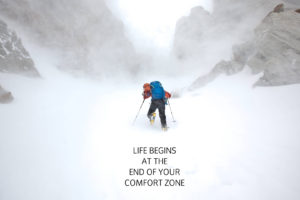 life, Snow, Climb, Hike, Comfort, Zone