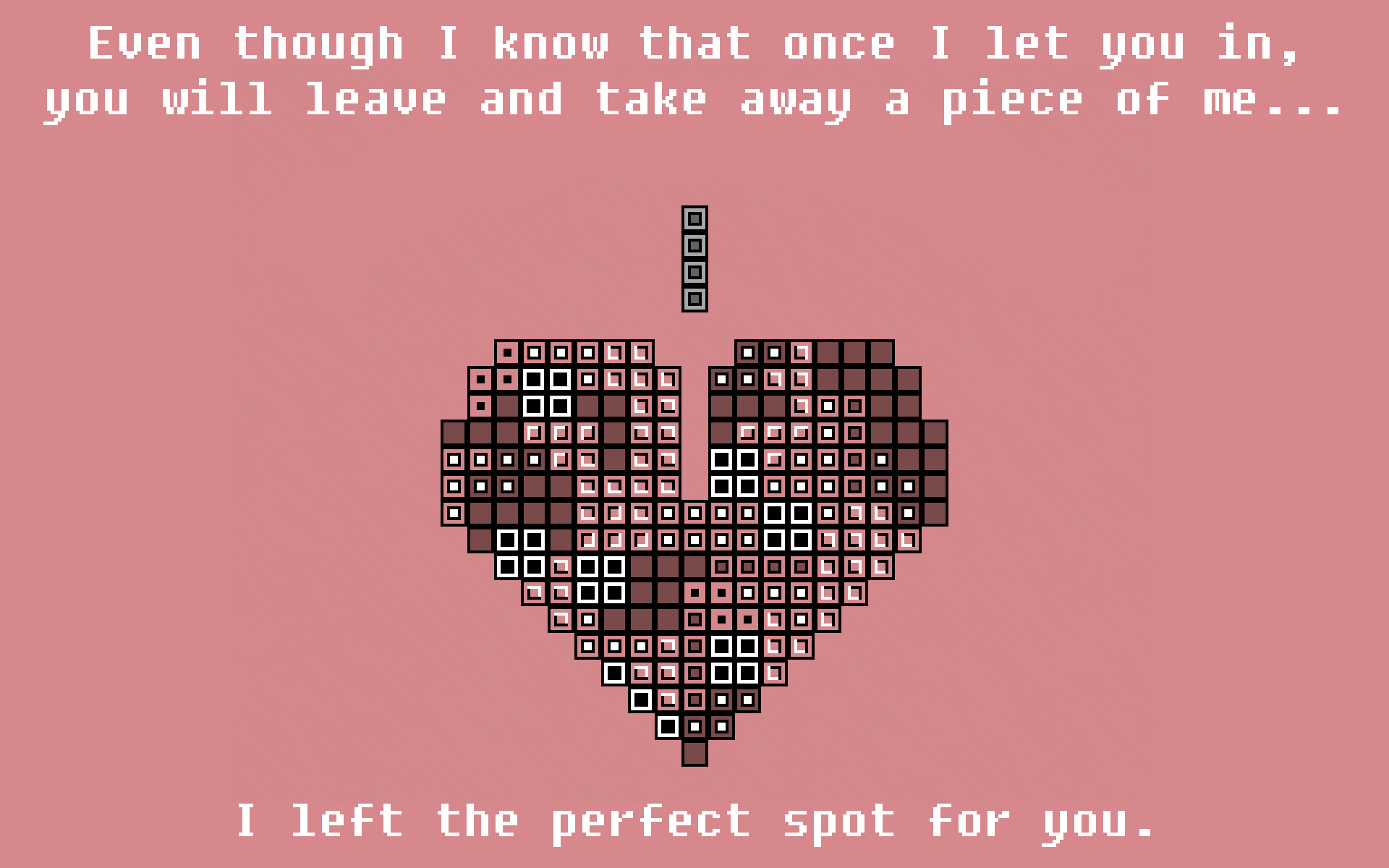 love, Tetris, Hearts Wallpaper