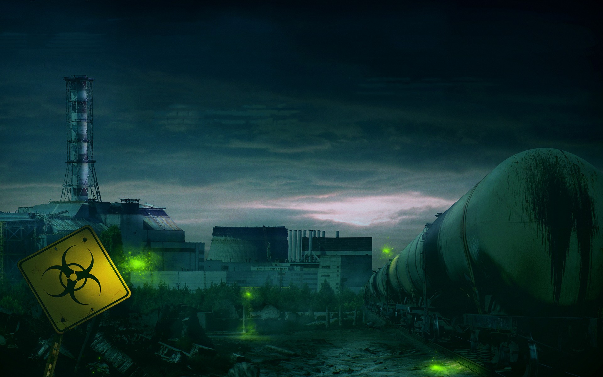nuclear, Chernobyl, Post, Apocalyptic Wallpaper
