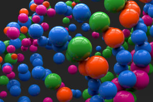 art, Balls, Spheres, Balls, Gray, Background, Reflection, Color