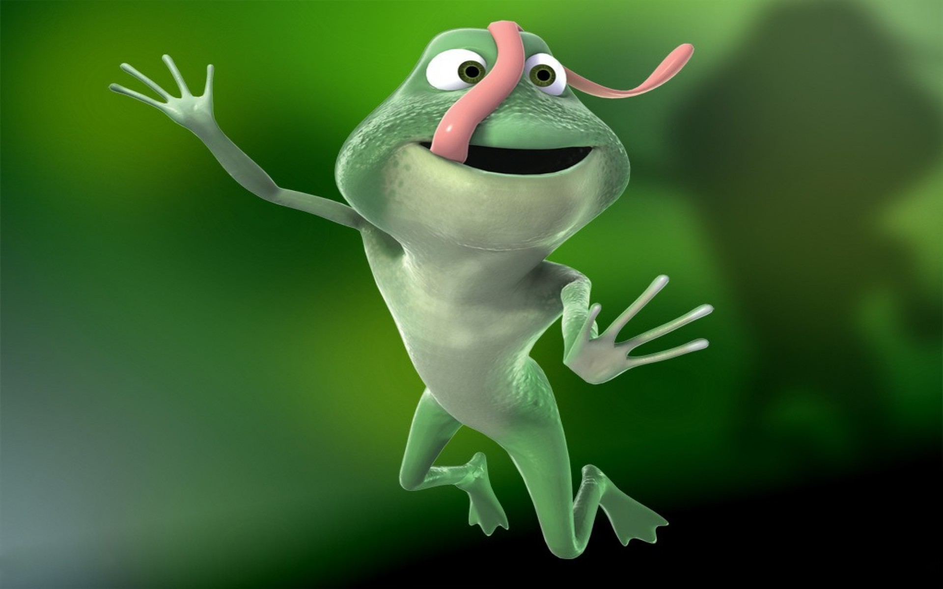 cartoons, Funny, Animated, Frogs Wallpaper