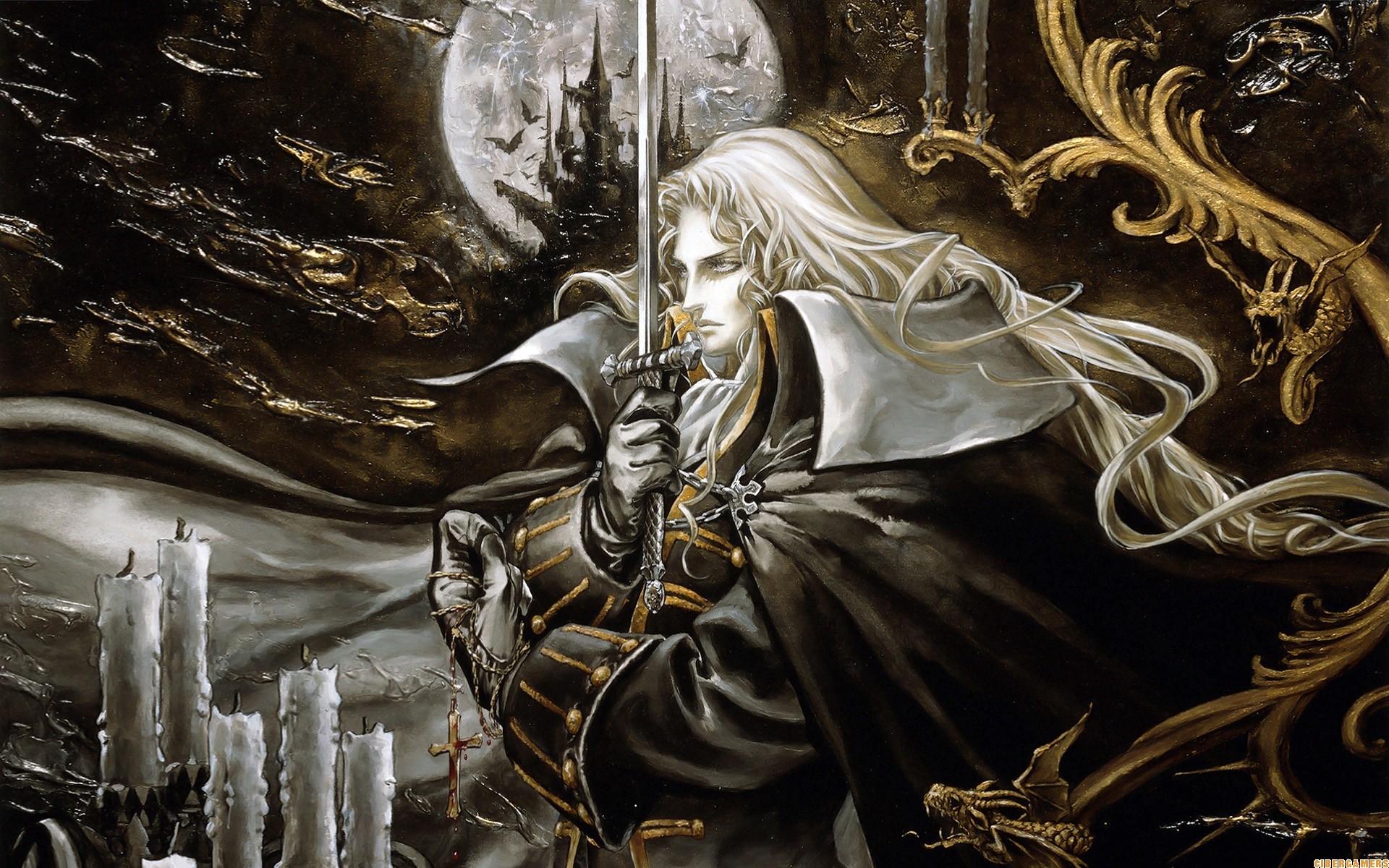 alucard, Fantasy, Art, Castlevania, Artwork Wallpaper