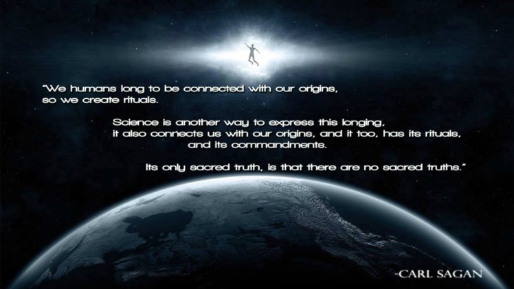 carl, Sagan, Origin, Truth, Science HD Wallpaper Desktop Background