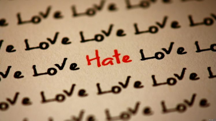 love, Text, Quotes, Hate HD Wallpaper Desktop Background